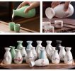 Ceramic Japanese Sake Pot Porcelain Sake Bottle Traditional Liquor Wine Jug #09