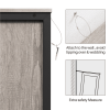 32.5" Tall Wooden Bathroom Base Cabinet Storage Organizer with 4 Drawers, Gray