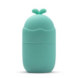 Popsicle Mold, Silicone Face Dressing Ice Lattice Mold, Face Dressing Ice Making Mold, Facial Care Massage And Edema Removing Ice Roller (Color: green)