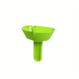 1pc New Drip-Proof Popsicle Rack Drip Free Ice Pop Holder Mess Free Frozen Treats Rack Popsicle Holder With Straw (Color: green)