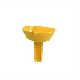1pc New Drip-Proof Popsicle Rack Drip Free Ice Pop Holder Mess Free Frozen Treats Rack Popsicle Holder With Straw (Color: yellow)