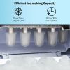 26Lbs/24H Portable Ice Maker Machine with Scoop and Basket