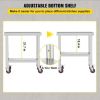 Stainless Steel Commercial Kitchen Work Table 36x24 Inch With 4 Casters