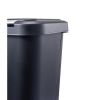 Double Plastic Trash and Recycling Bin with Slow Closing Lid, 11 Gallon