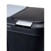 Double Plastic Trash and Recycling Bin with Slow Closing Lid, 11 Gallon