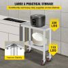 Stainless Steel Commercial Kitchen Work Table 36x24 Inch With 4 Casters
